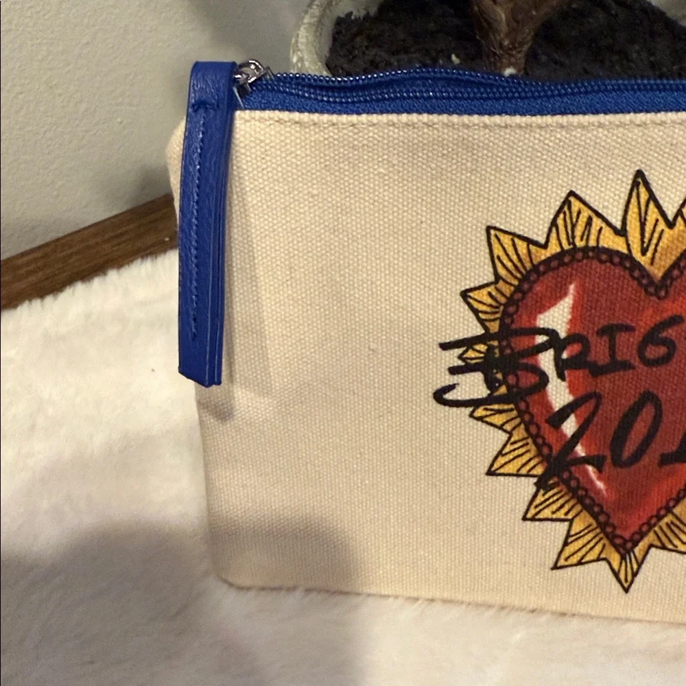 Brighton 2019, Love of Art, Canvas Zippered Pouch—Cosmetic Bag